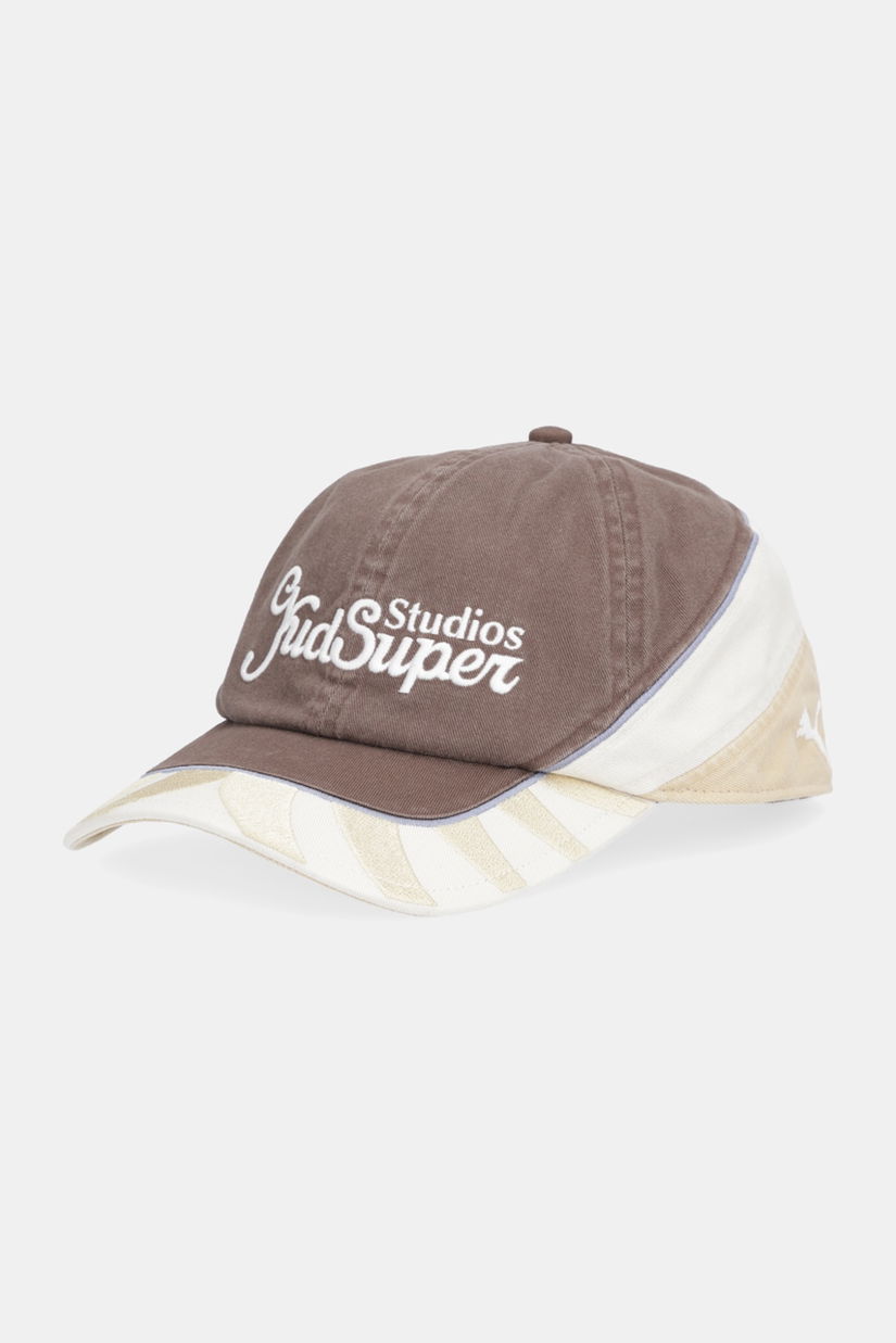 Puma șapcă de baseball din bumbac PUMA x KIDSUPER culoarea maro, 26601