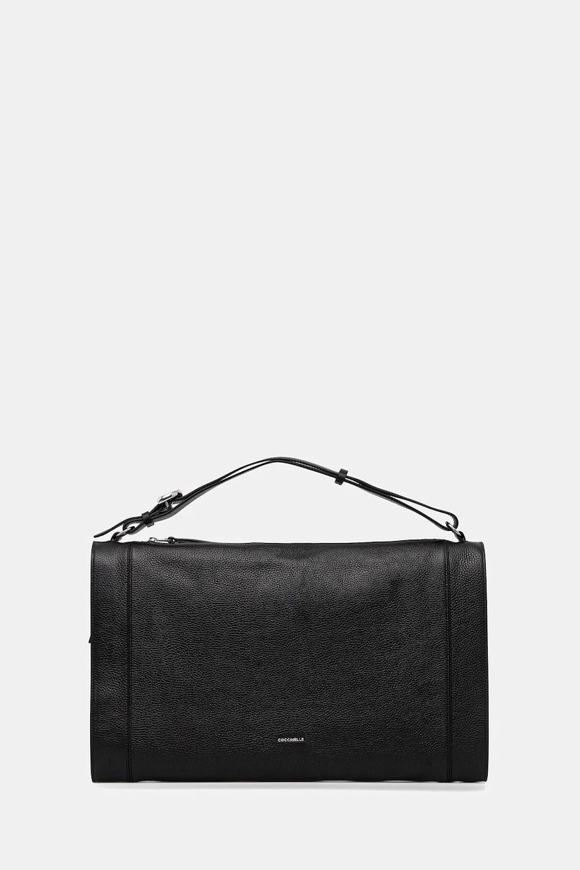 Coccinelle poșetă de piele ELINOR culoarea negru, E1.TL5.12.01.01