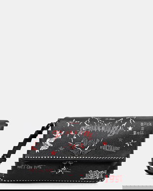 ZADIG&VOLTAIRE poșetă de piele culoarea negru, LWBA04149