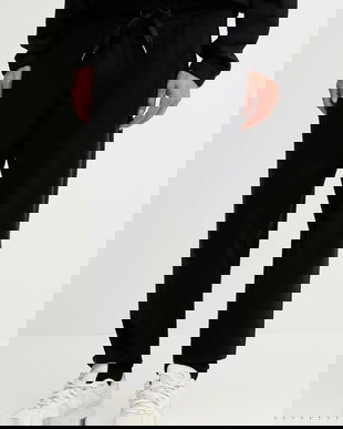 BOSS pantaloni de trening din bumbac culoarea negru, uni, 50544109