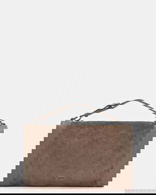 Coccinelle poșetă de piele ELINOR culoarea bej, E1.TL6.12.01.01