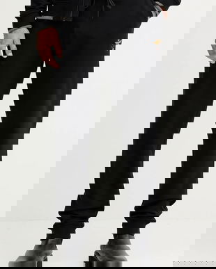 Aeronautica Militare pantaloni de trening culoarea negru, uni, PF0872UF00459