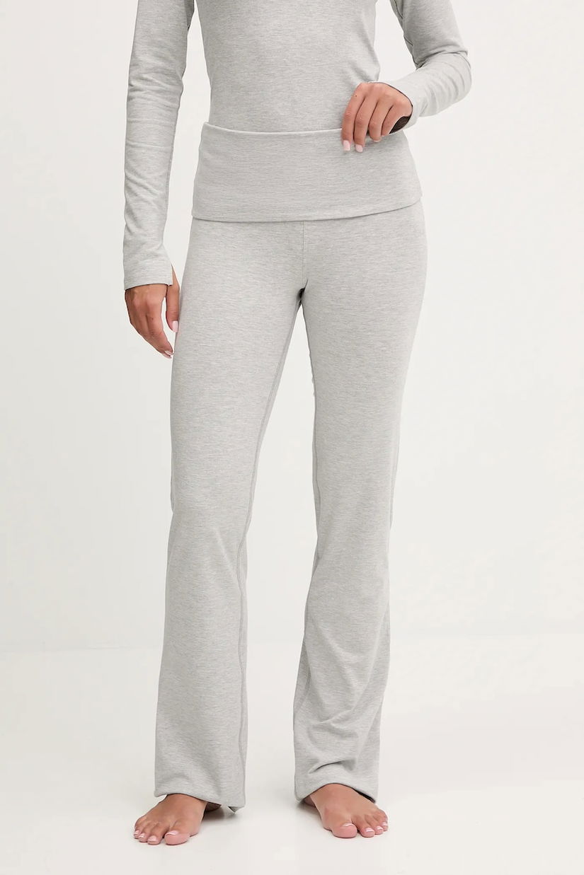 Casall pantaloni de yoga Sublime culoarea gri, melanj, 25245