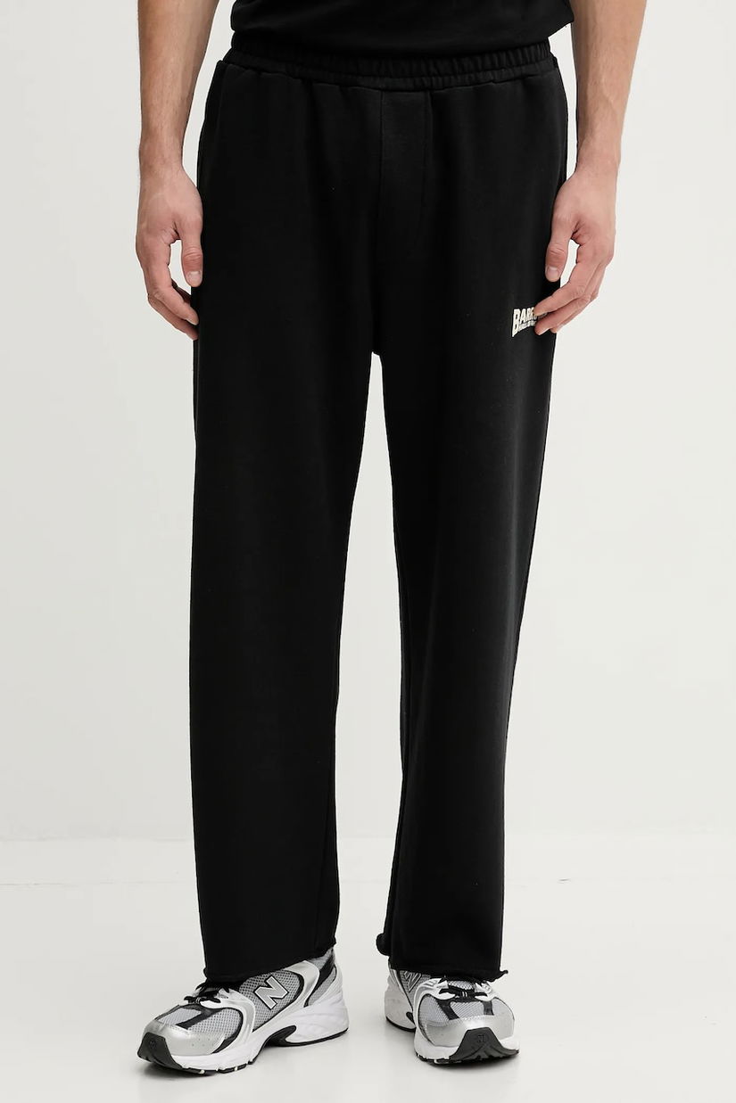 Barrow pantaloni de trening culoarea negru, cu imprimeu, F5BWUAFP045