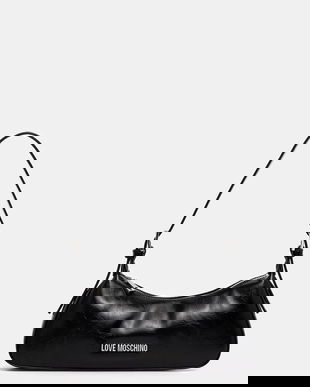 Love Moschino poșetă culoarea negru, JC4390PP0NKP000A