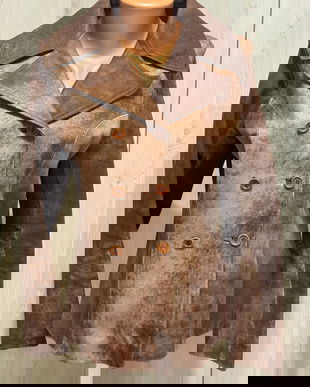 SACOU PIELE NATURALA IN TENDINTE MARIME XL-CORESPUNDE M/L - ITALIA