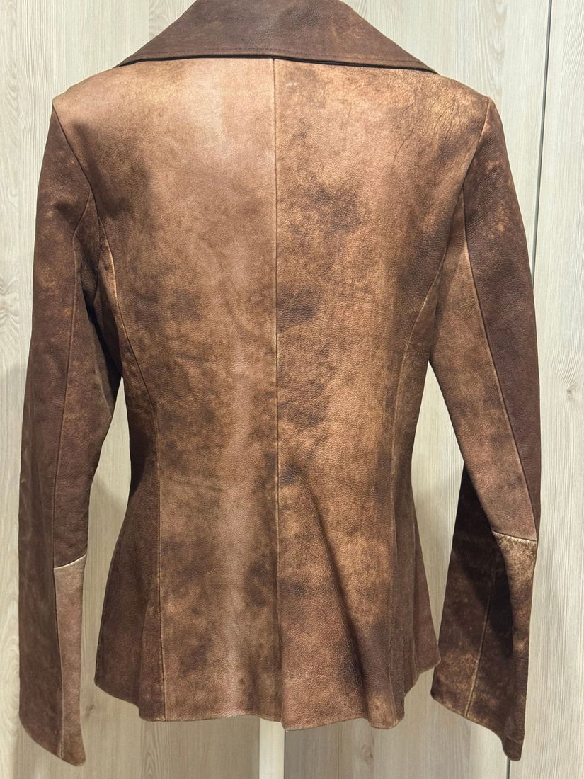 SACOU PIELE NATURALA IN TENDINTE MARIME XL-CORESPUNDE M/L - ITALIA