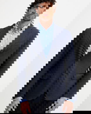 BOSS sacou de in bărbați, culoarea bleumarin, 50540685