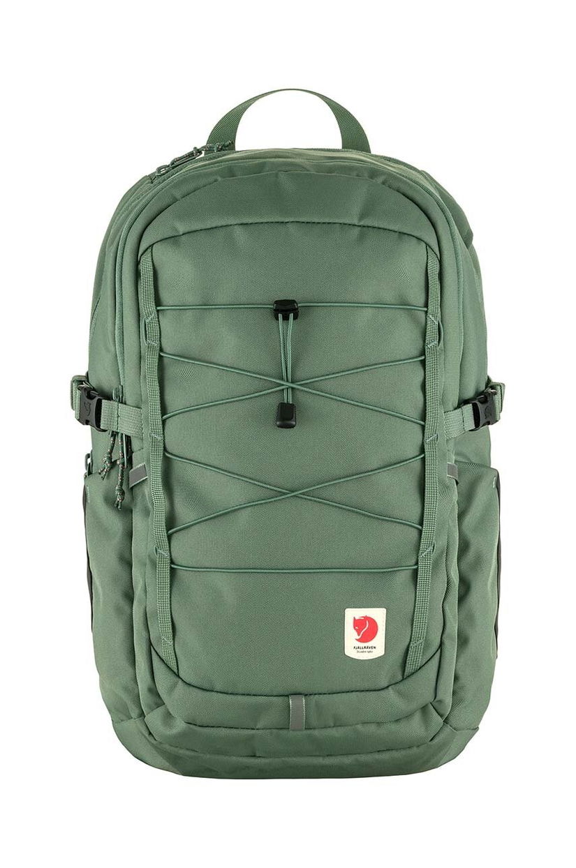 Fjallraven rucsac Skule 28 culoarea verde, mare, neted, F23346.614