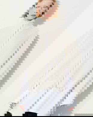 MM6 Maison Margiela cardigan din amestec de lână cardigan culoarea roșu, S62HP0009