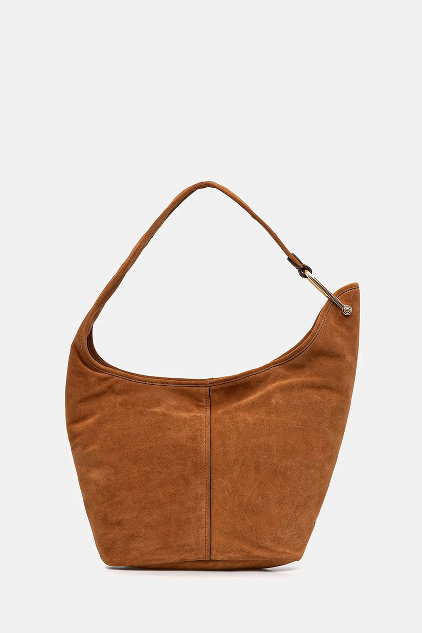 MICHAEL Michael Kors geantă de mână din piele întoarsă culoarea negru, 30F4G2YL6S