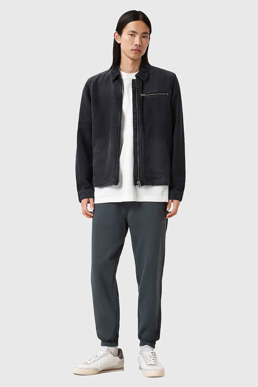 AllSaints pantaloni de trening din bumbac RAVEN SWEATPANT culoarea negru, uni, M031TA