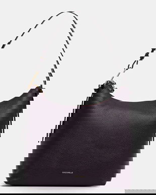 Coccinelle poșetă de piele COCCINELLEMALORY culoarea negru, E1 R1K 13 02 01