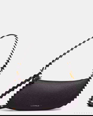 Coccinelle poșetă de piele culoarea negru, E5 MRF 52 01 01