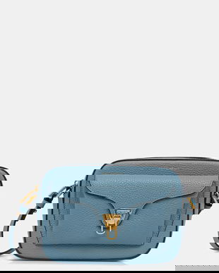 Coccinelle poșetă de piele culoarea bej, E1 MF6 15 02 01