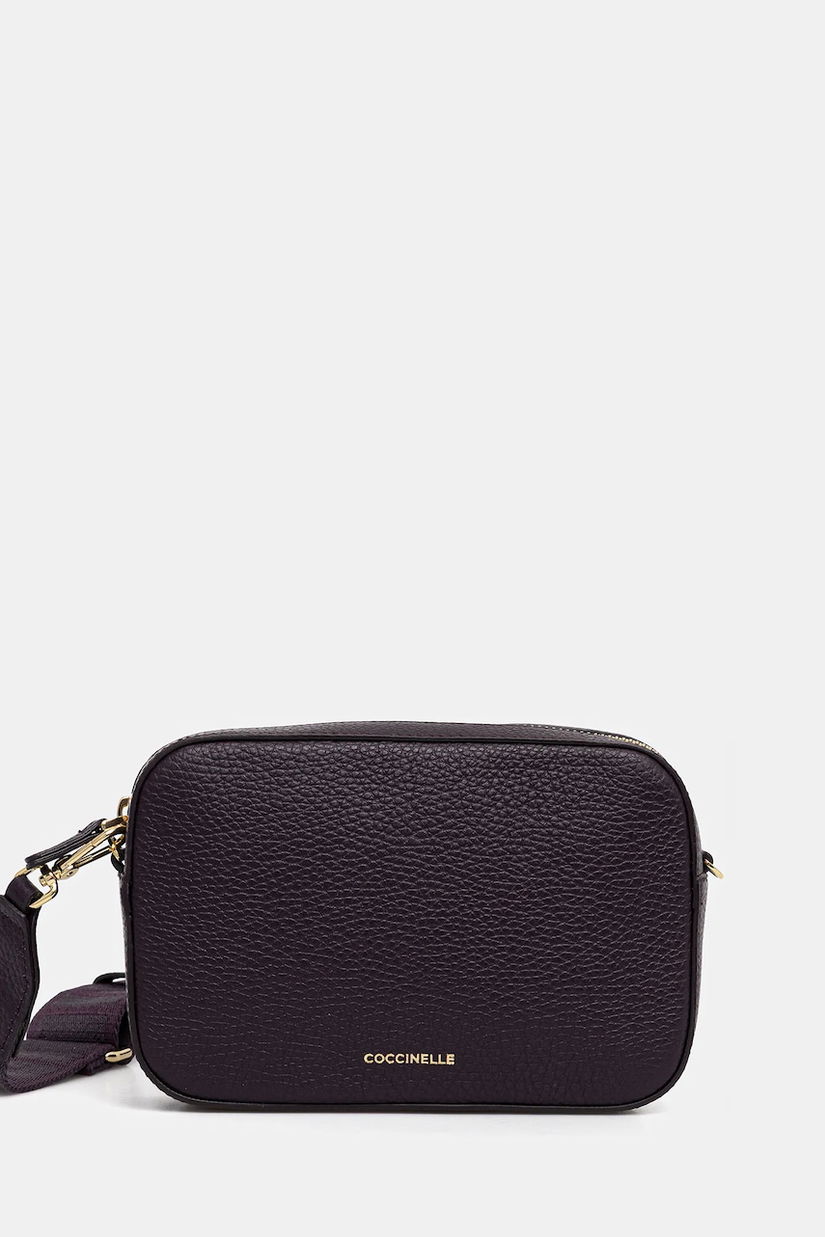 Coccinelle poșetă de piele culoarea negru, E5 MN5 55 I1 01