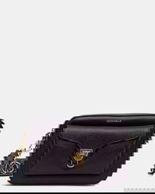 Coccinelle poșetă de piele culoarea maro, E1 NOF 15 02 01