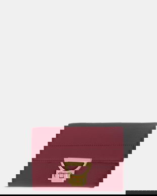 Coccinelle portofel de piele culoarea negru, E2.MD5.11.D6.01