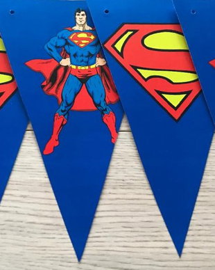 Ghirlanda decorativa Superman
