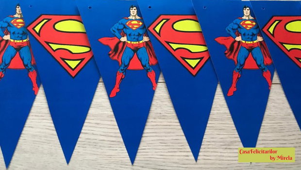 Ghirlanda decorativa Superman
