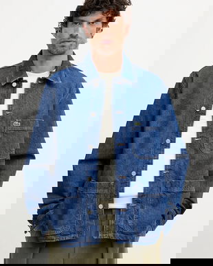 Lacoste cămașă din denim culoarea bleumarin, cu guler clasic, regular, CH9222