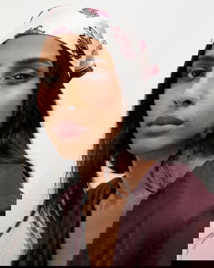 Answear.LAB esarfa de matase culoarea maro, modelator