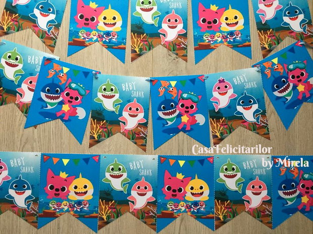 Decoratiuni petrecere Baby shark