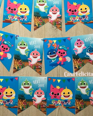 Ghirlanda decorativa Baby shark