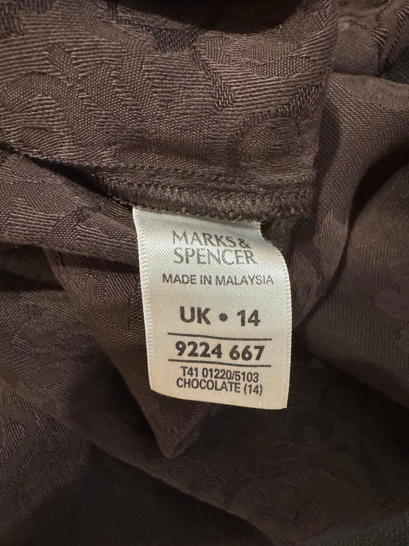 SUPERBA BLUZA BROCART MARKS&SPENCER MARIME 14
