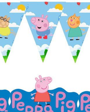 Ghirlanda decorativa Peppa pig
