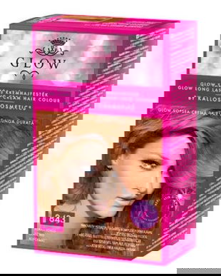 Vopsea Permanenta - Kallos Glow Long Lasting Cream Hair Colour, nuanta 843 Roscat Coral, 1 buc