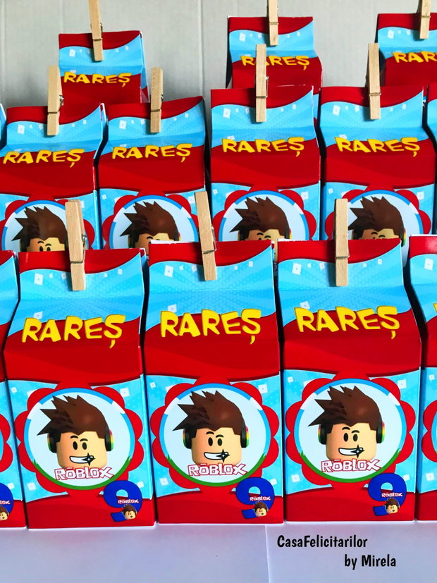 Cutii dulciuri Roblox personalizate