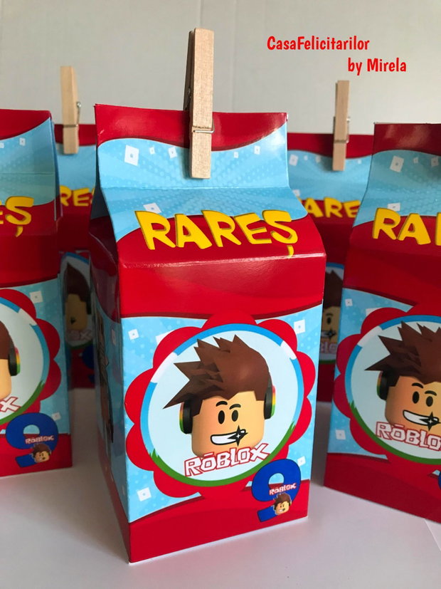 Cutii dulciuri Roblox personalizate