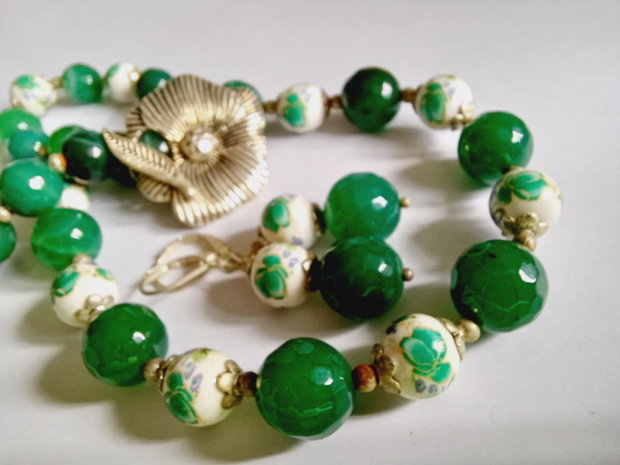 Green - Agate - Ceramica Flori