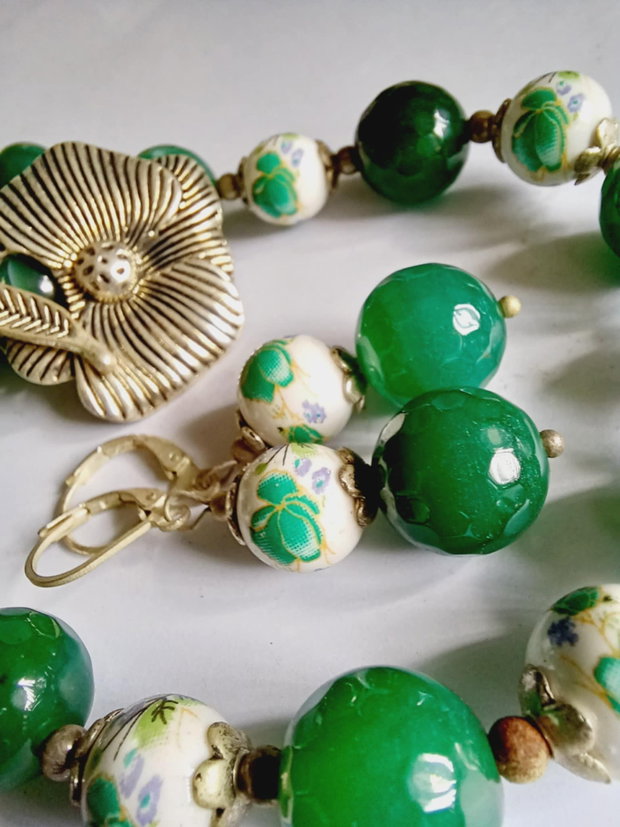 Green - Agate - Ceramica Flori