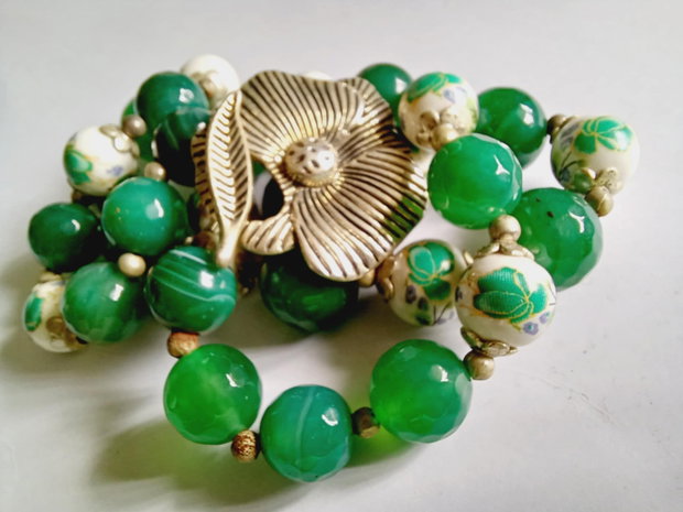 Green - Agate - Ceramica Flori