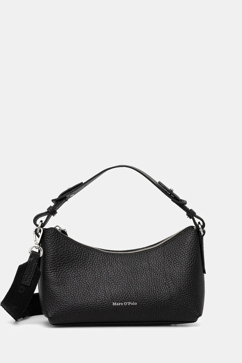 Marc O'Polo poșetă de piele culoarea negru, 50819650801109