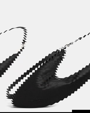 Marc O'Polo poșetă de piele culoarea negru, 50812200701138