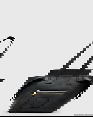 AllSaints poșetă de piele PEREZ culoarea negru, W392XD