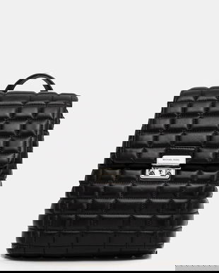 MICHAEL Michael Kors ghiozdan de piele culoarea negru, mic, uni, 30F5S2RB1L