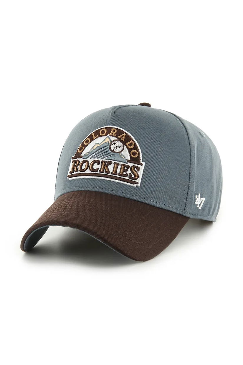 47 brand șapcă de baseball din bumbac MLB Colorado Rockies Sure Shot BAS-MDTTC927GWP-S098