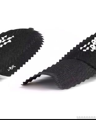 47 brand șapcă de baseball din bumbac MLB New York Yankees culoarea negru, B-LENON17DGS-BK