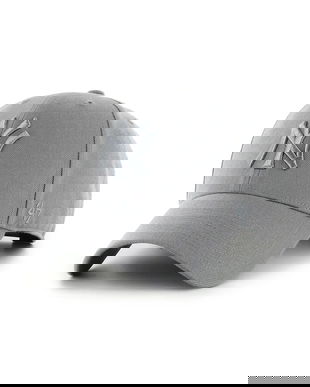 47 brand șapcă de baseball din amestec de lână MLB New York Yankees culoarea gri, B-MVPSP17WBP-DYC