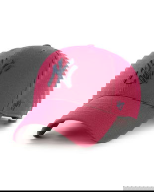 47 brand șapcă de baseball din amestec de lână MLB New York Yankees culoarea roșu, B-MVPSP17WBP-CAH