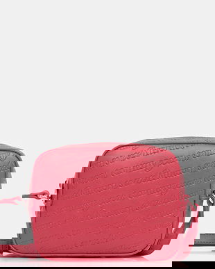 Tommy Jeans poșetă culoarea roz, AW0AW17865