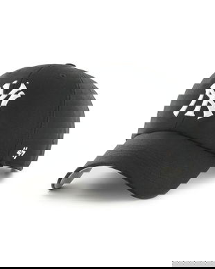 47 brand șapcă de baseball din bumbac MLB New York Yankees culoarea negru, B-PFZCU17CNS-BK