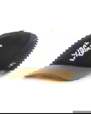 47 brand șapcă de baseball din amestec de lână MLB New York Mets culoarea bleumarin, B-CHSHT16WIP-NY