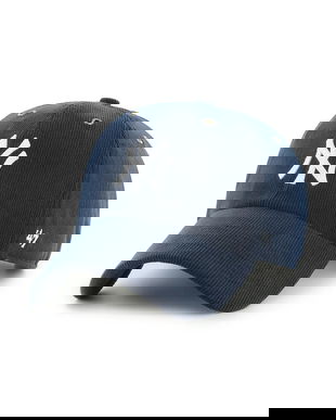 47 brand șapcă de baseball din bumbac MLB New York Yankees culoarea bleumarin, B-TCDCU17IWS-NY