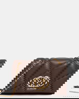 Love Moschino poșetă culoarea maro, JC4041PP0NLC0313