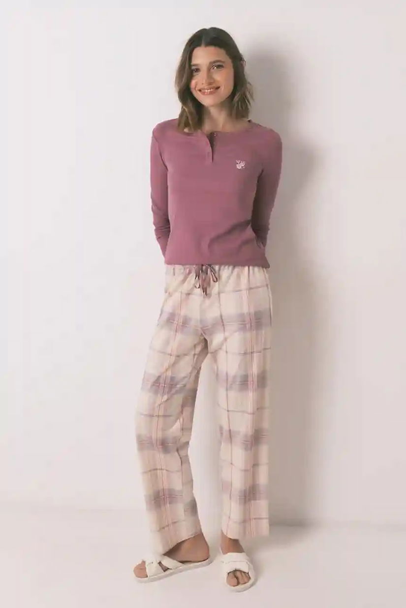 women'secret pijama culoarea violet, 3592417